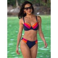 Pour Moi Palm Springs Colour Block Tab Brief - Multi