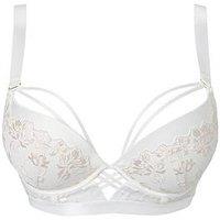 Ann Summers Mirage Fuller Bust Padded Plunge Bra - White