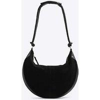 River Island Suede Knot Handle Slouchy Shoulder Bag