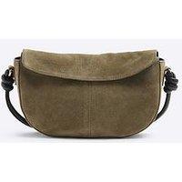 River Island Suede Scoop Cross Body Bag