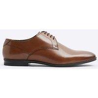 River Island Leather Wide Fit Derby Shoes