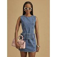 River Island Low Rise Belt Mini Dress