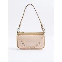 River Island 90S Monogram Shoulder Bag