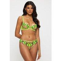Ann Summers Caged Hibiscus Non Padded Balcony Bra