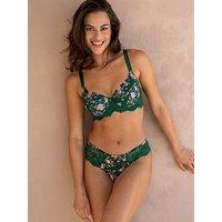 Pour Moi Bliss Printed Mesh Brazilian Brief