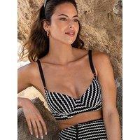 Pour Moi Sun City Crochet Underwired Padded Bikini Top