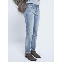 River Island Petite Slim Fit High Waisted Jeans - Blue