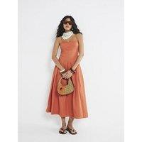 River Island Sleeveless Strappy Corset Midi Dress