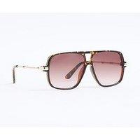 River Island Metal Aviator Sunglasses