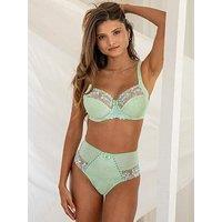 Pour Moi Sofia Lace Embroidered Deep Brief