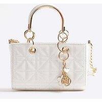 River Island Small Metal Handle Tote Bag