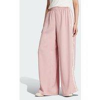 Adidas Originals Satin Wide Leg Pants Ruffle 3-Stripes