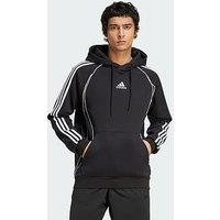 Adidas Originals Adicolor Teamgeist Cut Line Hoodie - Black/White