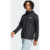 Adidas Terrex Xperior Climawarm+ Wind Light Fleece Hooded Jacket - Black