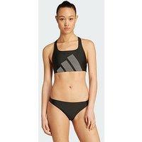 Adidas Big Bars C-Back Bikini Set - Black