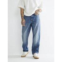 River Island Loose Fit Jeans - Blue