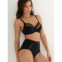 Pour Moi Viva Luxe High Waist Light Control Brief - Black