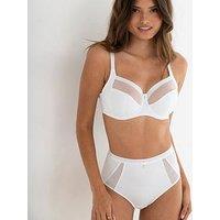 Pour Moi Viva Luxe High Waist Light Control Brief - White