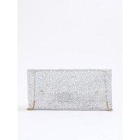 River Island Clear Perspex Embellished Clutch Bag