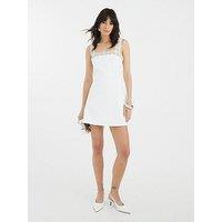 River Island Embellished Trim Shift Mini Dress