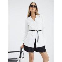 River Island Long Sleeve Belted Blazer