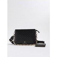 River Island Embossed Monogram Chain Cross Body Bag