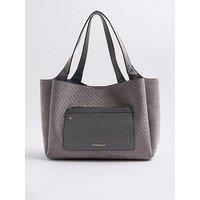 River Island Pocket Front Embossed Shopper Bag