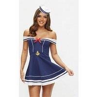 Ann Summers Role Play Sexy Sailor Outfit - Navy/White