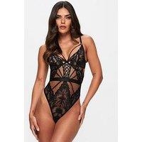 Ann Summers Radiant Desires Crotchless Body - Black