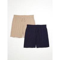River Island Multicoloured Regular Fit Pack Of 2 Shorts
