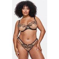 Ann Summers Incensing Non-Padded Fuller Bust Balcony Bra - Black