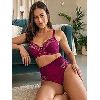 Pour Moi Sofia Lace Embroidered Deep Brief