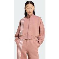Adidas Originals Off Placed 3-Stripes Zip Up