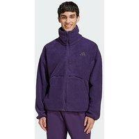 Adidas City Tech High Pile Fleece Full-Zip Jacket