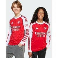 Adidas Arsenal 25/26 Long Sleeve Home Jersey Kids - Red
