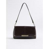 River Island Bar Front Clutch Bag - Red