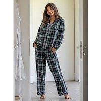 Pour Moi Cosy Check Brushed Cotton Pyjama Gift Set