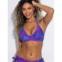 Pour Moi Malibu Underwired Non-Padded Halter Bikini Top