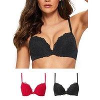 Ann Summers Sexy Lace Padded Plunge 2 Pack