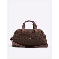 River Island Quilted Holdall Bag - Brown