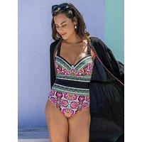 Pour Moi Maldives Lightly Padded Underwired Control Swimsuit