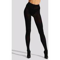 Ann Summers Opaque Crotchless Tassel Back Tights