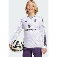 Adidas Manchester United 25/26 Long Sleeve Away Jersey Kids