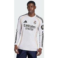 Adidas Real Madrid 25/26 Long Sleeve Home Jersey