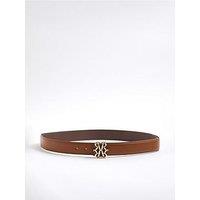 River Island Ri Swirl Buckle Belt - Brown