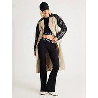 River Island Baby T-Shirt And Flared Trousers Set - Black