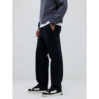 River Island Loose Fit Pull On Trousers - Black