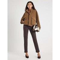 River Island Mid Rise Mom Sculpt Jeans - Brown