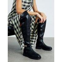 River Island Wide Fit Over The Knee Riding Boots - Black