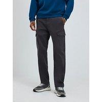 River Island Regular Fit Cargo Trousers - Grey